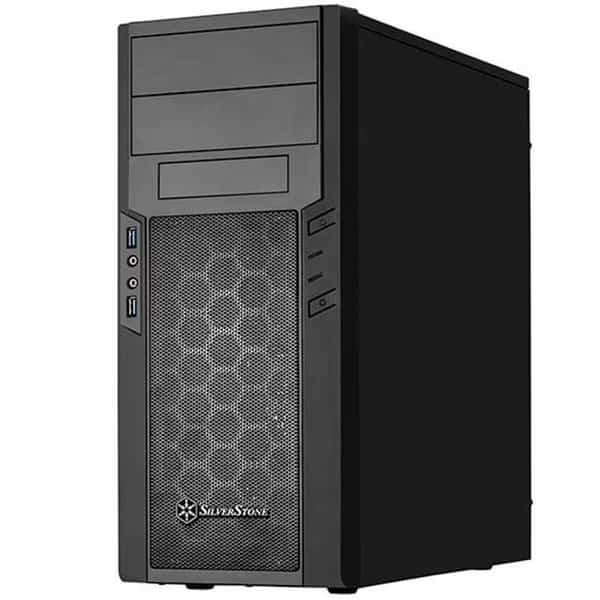 Silver Stone Technologies PS13B Black Plastic Panel; steel Body ATX Tower Computer Case Compatible with Standard PS2 Power Supply