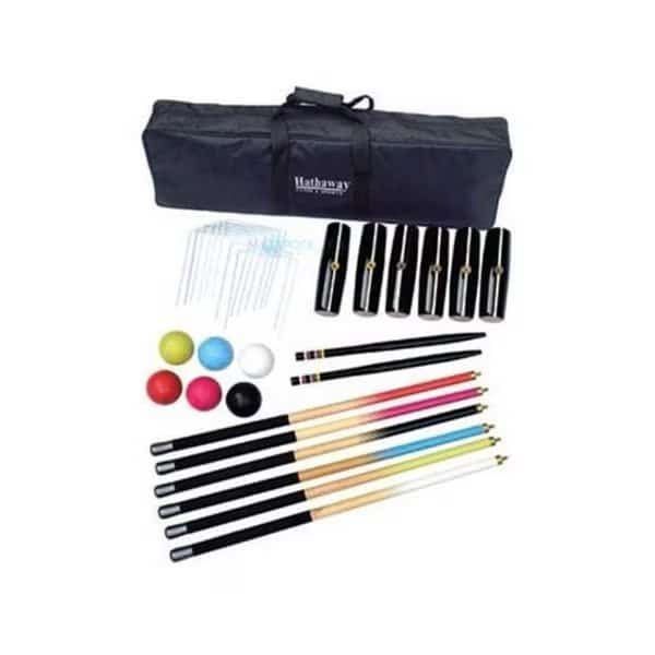 Blue Wave BG3140 Deluxe 6 Player Croquet Set, Blue Wave, Mfr#: BG3140