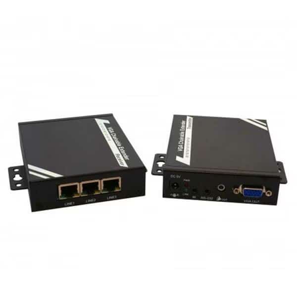 VGA Chainable Extender with Audio Over Cat5e-IP Transmitter