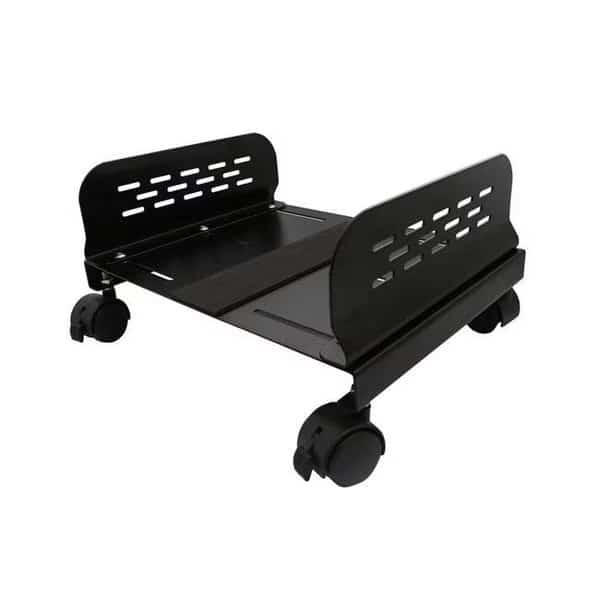 SYBA SY-ACC65079 Metal CPU Stand with Adjustable Width & Caster Wheels
