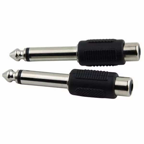RCA Female - 0.25 in. Male Mono Adapter, 2PK, Ace Products Group, Mfr#: PARF14M