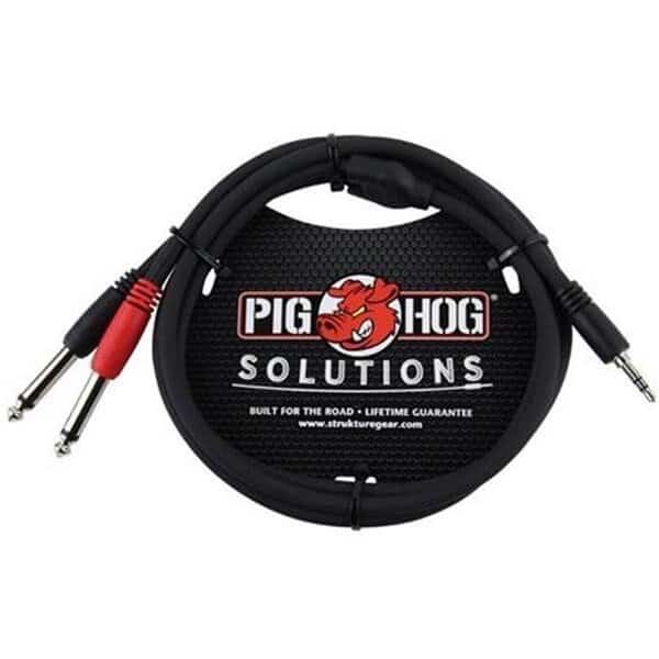 Ace Products Group PBS3403 3 ft. Stereo Breakout Cable; 3.5 mm to Dual 0.25 in.