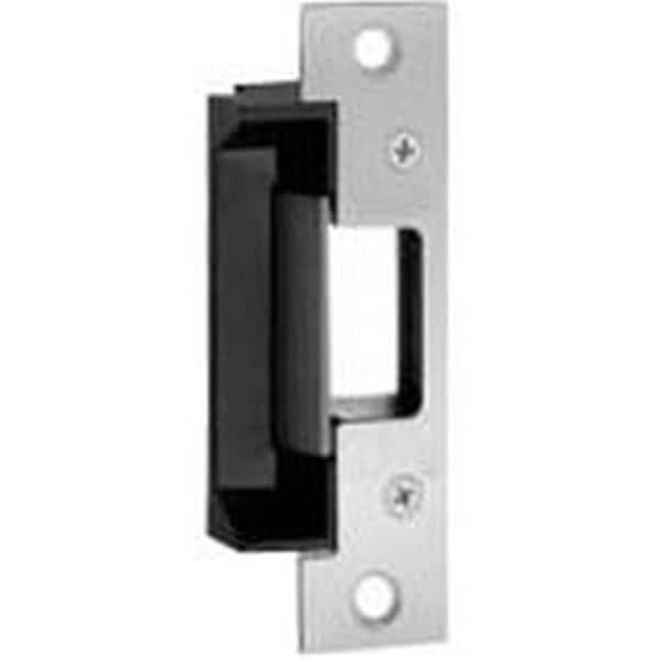 Faceplate for 5000 Series Electric Strikes for Cylindric, Satin Stainless Steel