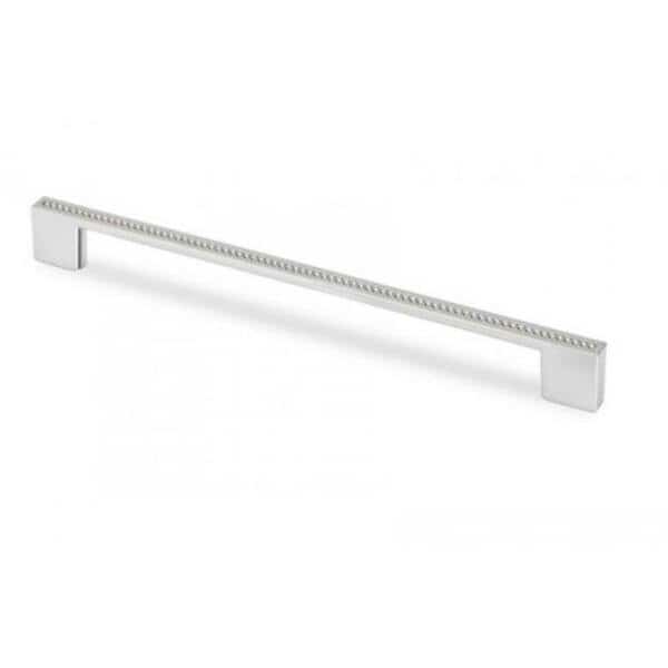 10.18 in. Rectangular Pull Chrome Swarovski Crystals