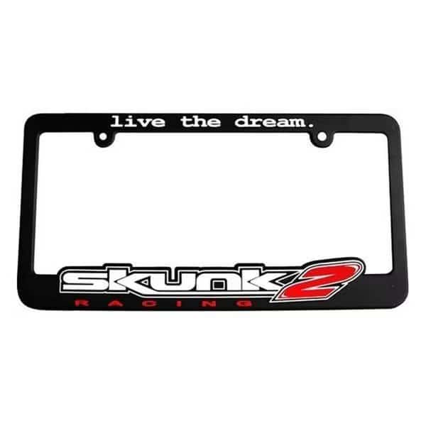 Skunk2 Racing 838-99-1450 Live The Dream License Plate Frame