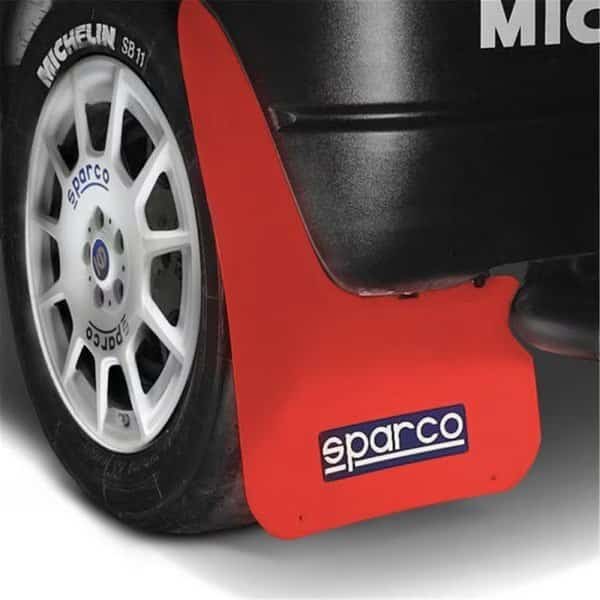 Universal Mud Flap, Red - Pair, Sparco, Mfr#: SP568251