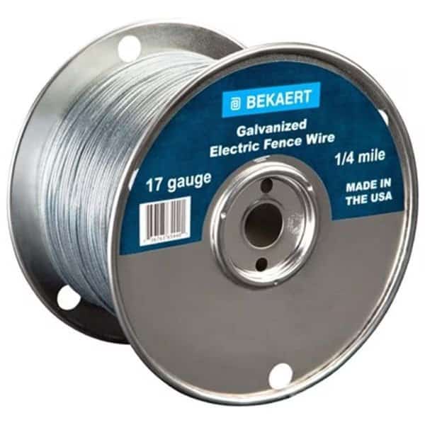 Bekaert 210348 0.25 Mile Electric Fence Wire - 17 Gauge