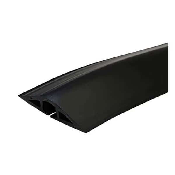 Corduct Overfloor Cord Protector; Black