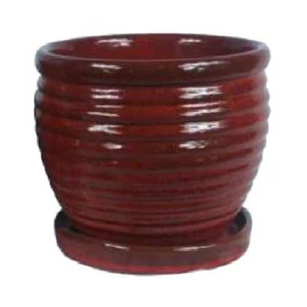 Trendspot 227343 9 in. Red Honey Planter