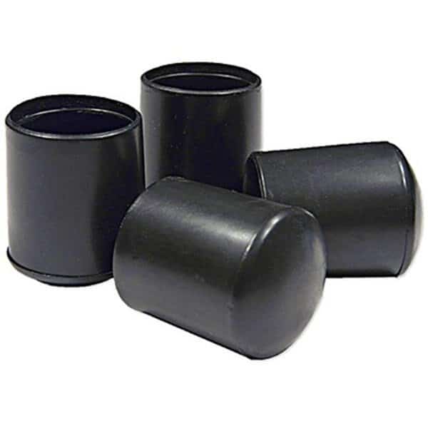 Richelieu America 235892 1 in. TruGuard Vinyl Leg Tip; Black - Pack of 4, Richelieu America, Mfr#: 235892