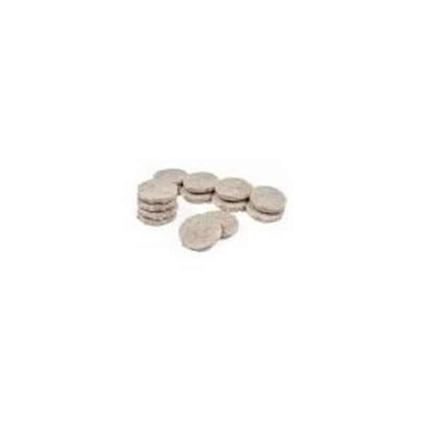 1 in. Tan Round Pad - Pack of 200