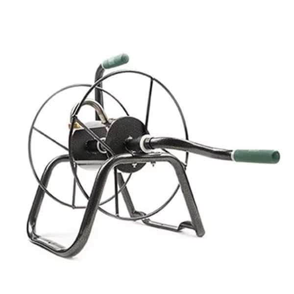 Lewis Lifetime Tools 240560 0.62 in. x 75 ft. Handy Hose Reel; Silver & Black