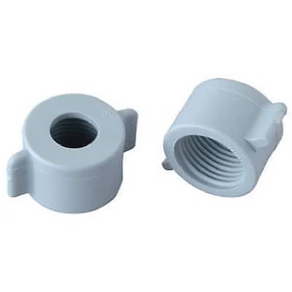Plumb Shop Div Brasscraft 249865 0.5 in. Master Plumber Plastic Coupling Nut & Washer; Pack of 2