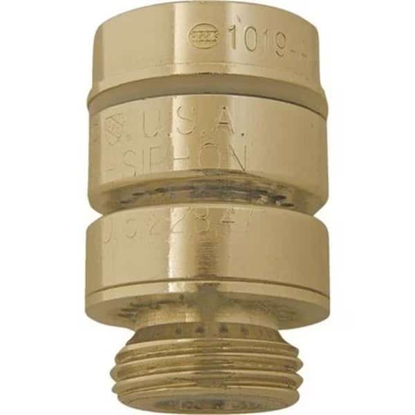 Arrowhead Brass & Plumbing 252853 Automatic Self Draining Anti-Siphon Vacuum Breaker; Red Brass