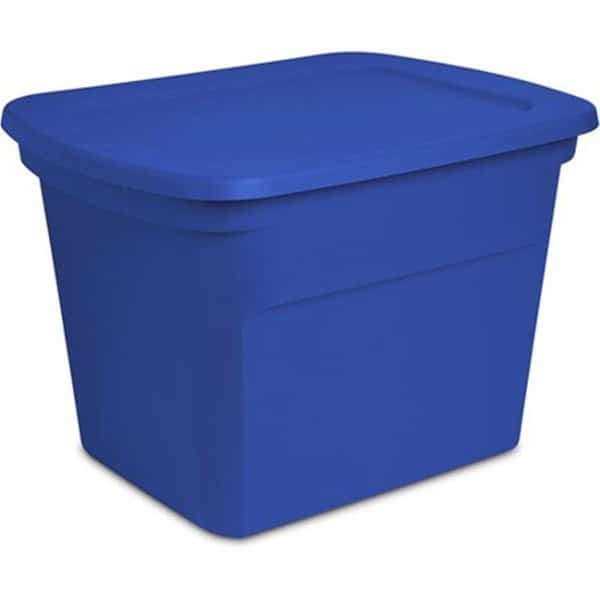 18 gal Blue Storage Tote