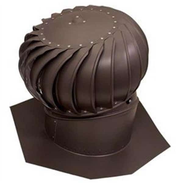 Air Vent 259023 12 in. Brown Internally Braced Aluminum Turbine