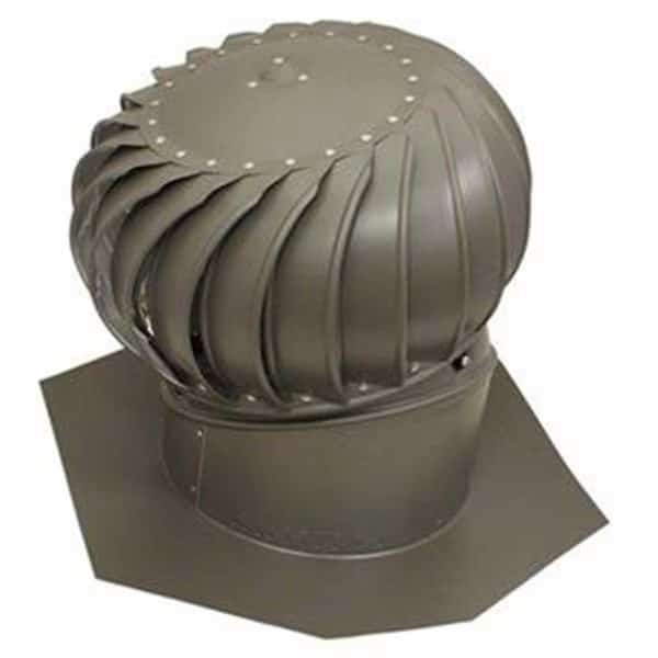 Air Vent 259024 12 in. Weather Wood Internally Braced Aluminum Turbine