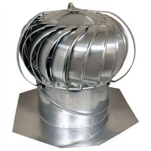 Air Vent 259025 12 in. Mill Externally Braced Aluminum Turbine