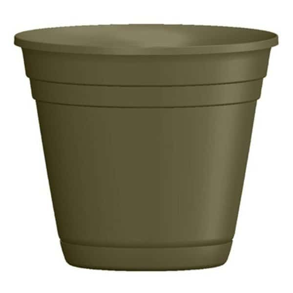 ATT Southern 256819 10 in. Riverl Planter; Olive Green
