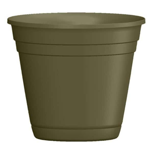12 in. Riverl Planter, Olive Green