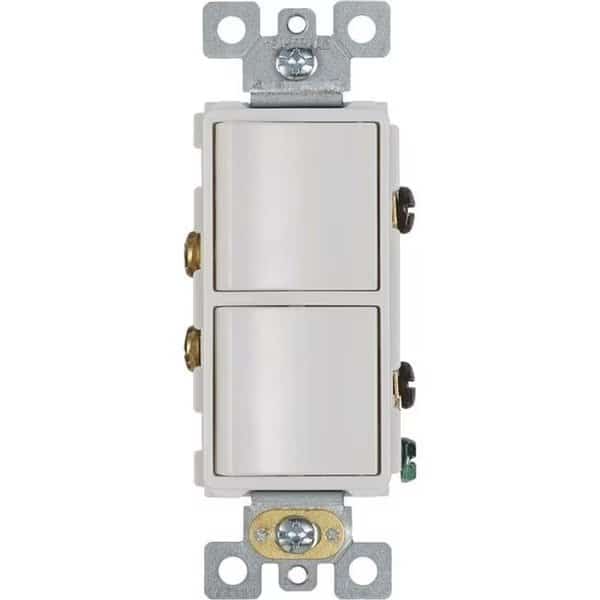 Broan-Nutone 267497 2 Function Rocker Switch Wall Control; White