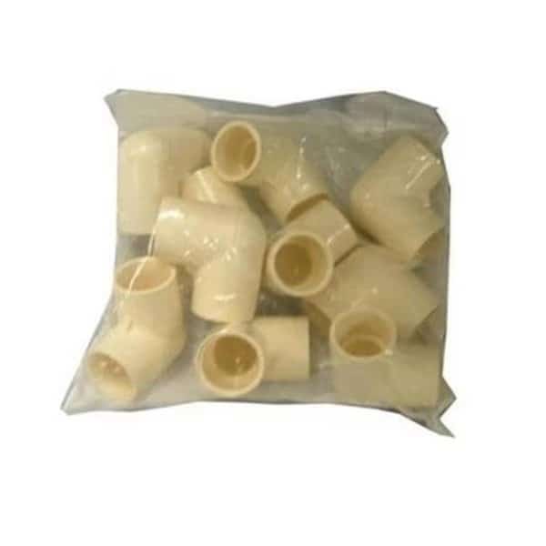 Nibco 564797 0.75 in. 90DEG Pressure Elbow; White - Pack of 10