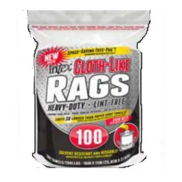 Intex Supply 271712 Cloth-Like Rags - 100 Count