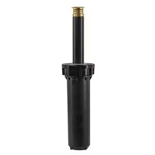 4 in. Professional Pressure Regulated Spray Head Sprinkler w/Brass Half Pattern Twin Spray Nozzle