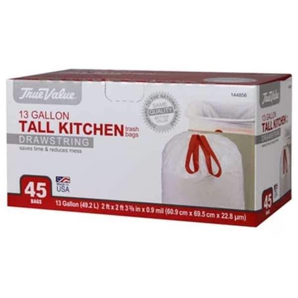 Berry Plastics 144856 True Value 13 Gallon Kitchen Bag - 45 Count