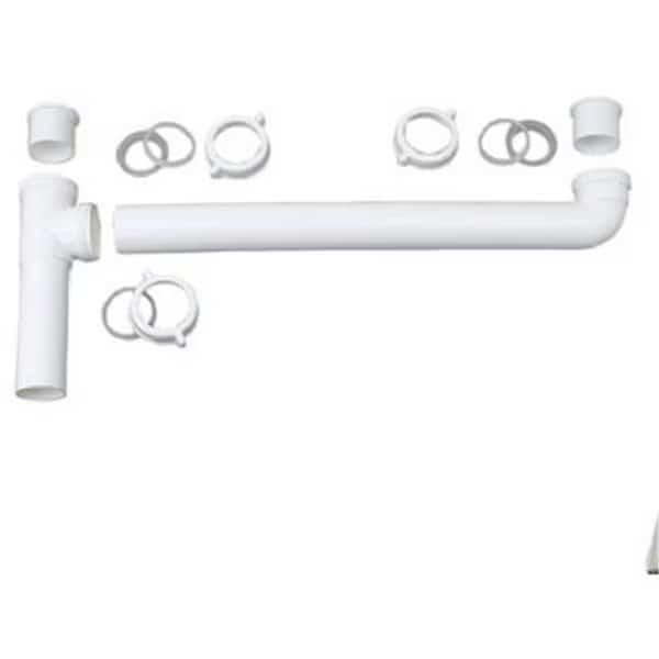 Master Plumber 2 Bowl End Out Drain