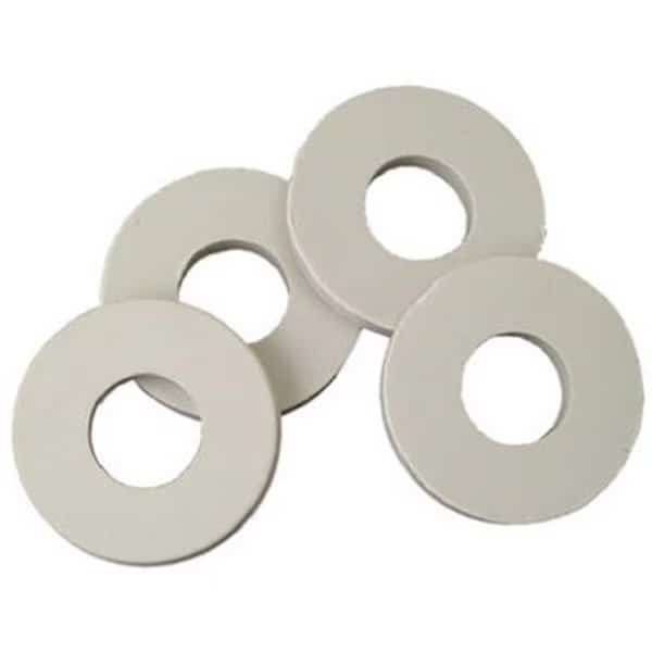 Master Plumber White Rubber Toilet Seat Washer