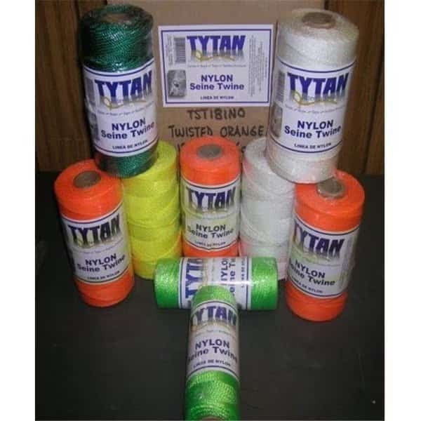 Tytan International TST218W Nylon Twisted Seine Twine; White - 21 in. x 450 ft.