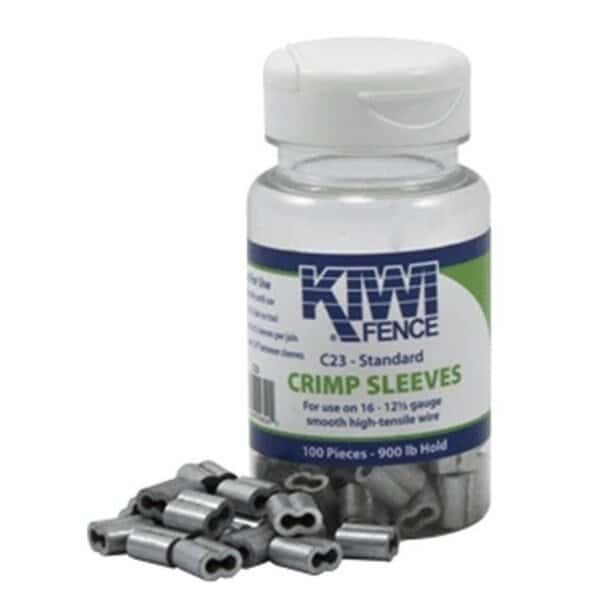 Powerfields P- C34-50 Crimp Sleeves; 3-4 10-11-14-15 Gauge Barb - Pack of 50