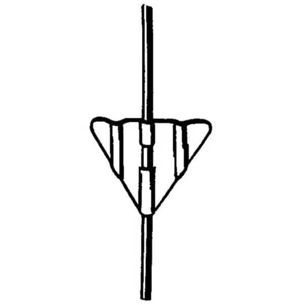 031 x 48 in Standard Round Electric FencePost 25PK