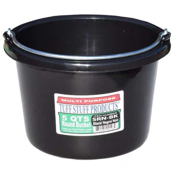 5 qt. Round Bucket, Red