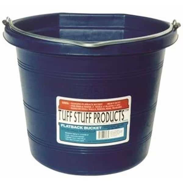 Tuff Stuff Products KMC-FB100BL 20 qt. Flat Utility Bucket; Blue, Tuff Stuff Products, Mfr#: KMC-FB100BL