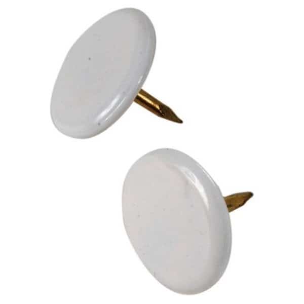 Thumb Tacks; White - Pack of 40