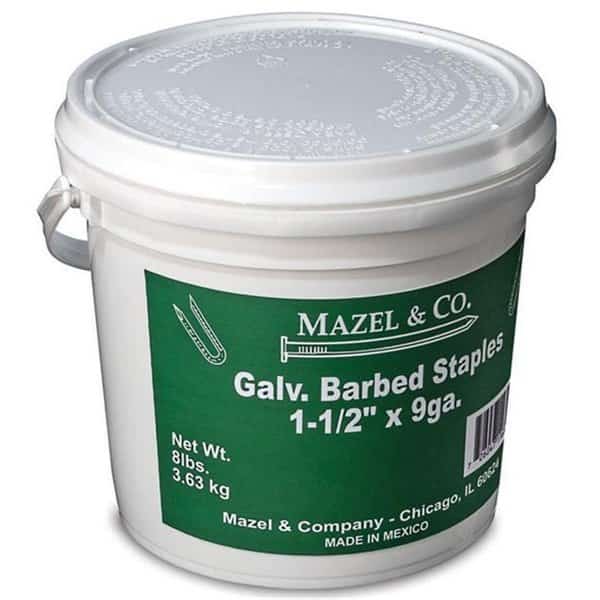 Barbed Staple 8 lbs 1.50 in. Galvanized