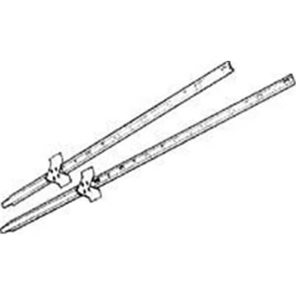 Mazeland 513103 U-Channel Fence Post - 3 ft. - Pack of 10