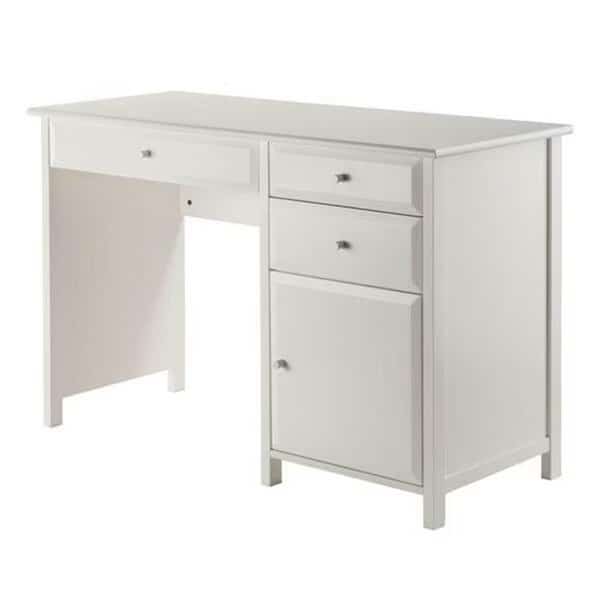 30.71 x 47.24 x 20.24 in. Delta Office Writing Desk, White