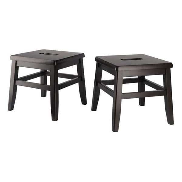 Winsome 23210 Kaya Conductor Coffee Stool Set - 2 Piece