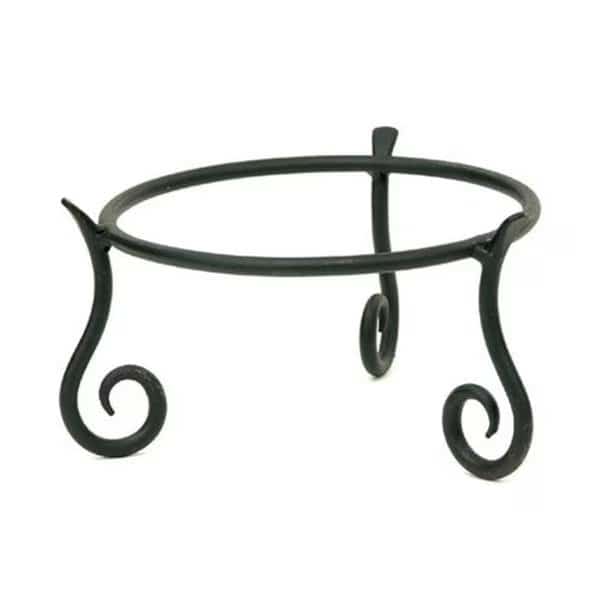 Short Stand Planter in Black