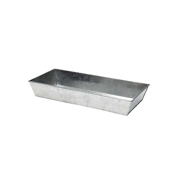 Small Steel Galvanized Antiqued Tray