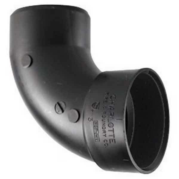 ABS003020800HA 2 in. 90 Degree Street ABS Elbow