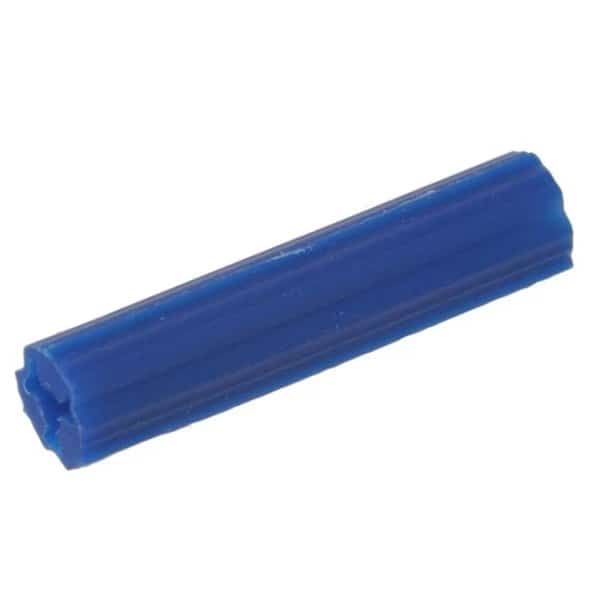 Short Drop-In Anchor, .19 inch Dia, 1 inch L, Plastic