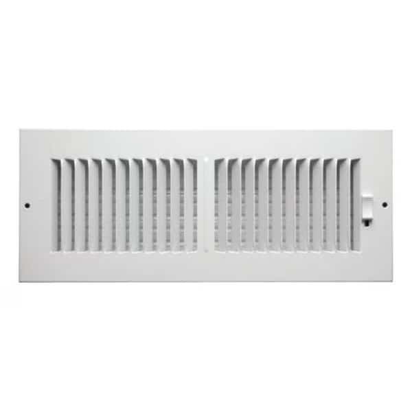Greystone C102M12X04 2-Way Sidewall Ceiling Register  12 x 4 in.
