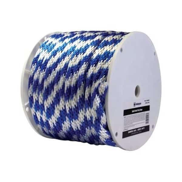 Wellington P7240S0200S Solid Braid Poly Derby Rope  0.62 in. x 200 ft.