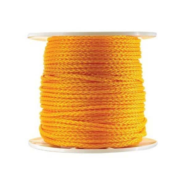 P2420S0500Y01S Hollow Braid Poly Rope Yellow - 0.31 in. x 500 ft., Clean All, Mfr#: CL2516092