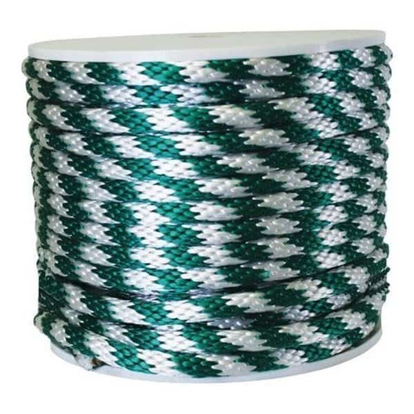 Wellington P7240S0200G70S Solid Braid Poly Derby Rope Spool  0.62 in. x 200 ft.