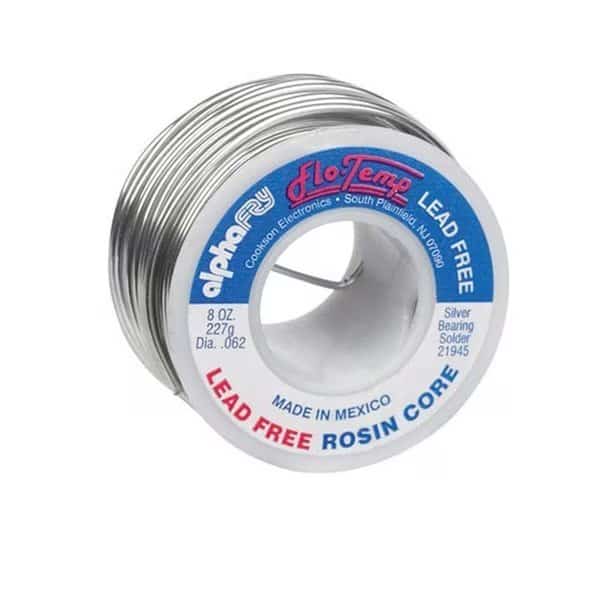 21945 8 oz Flo-Temp Lead Free Rosin Core Solder